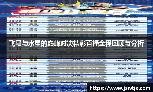 飞马与水星的巅峰对决精彩直播全程回顾与分析